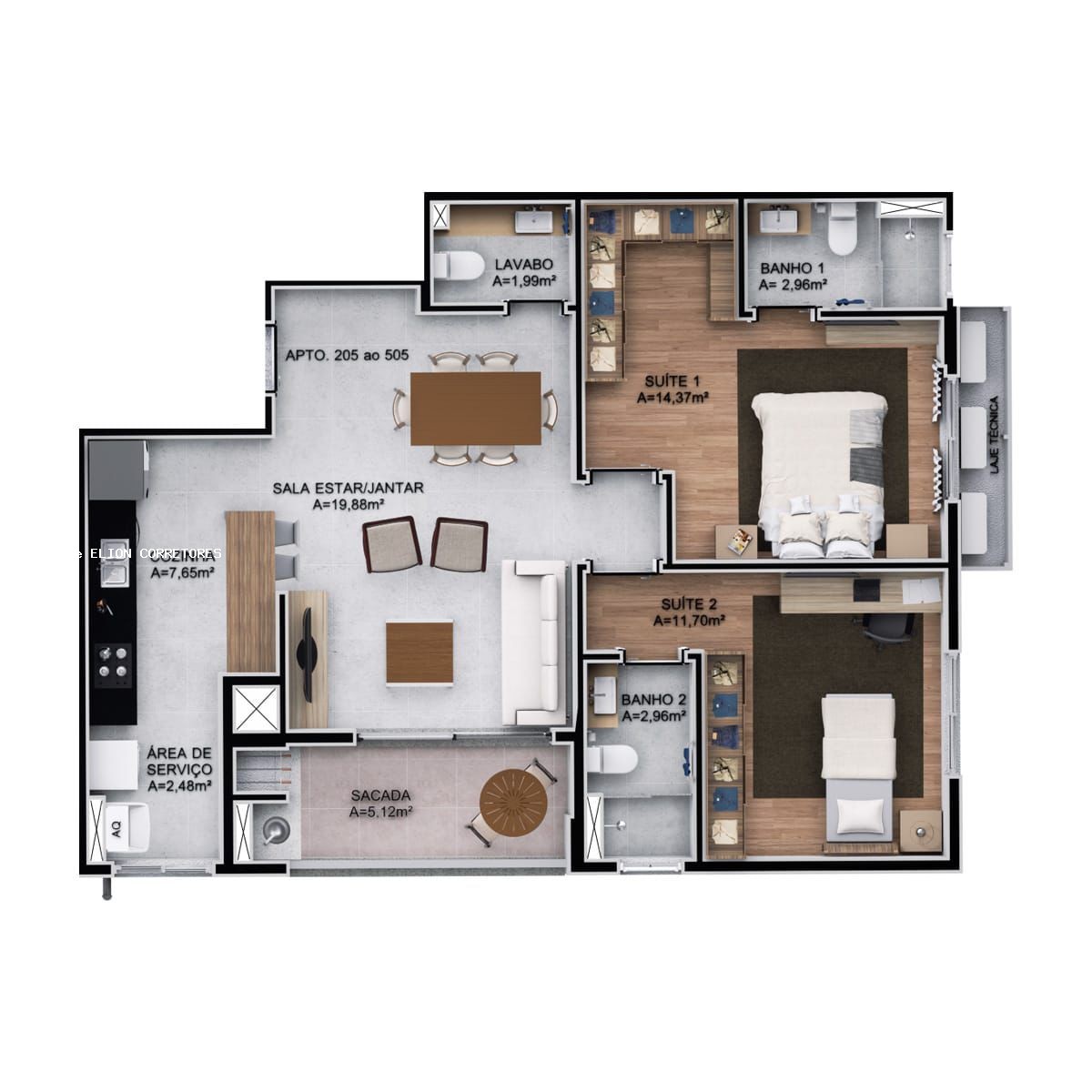 Apartamento, 2 quartos, 81 m² - Foto 40